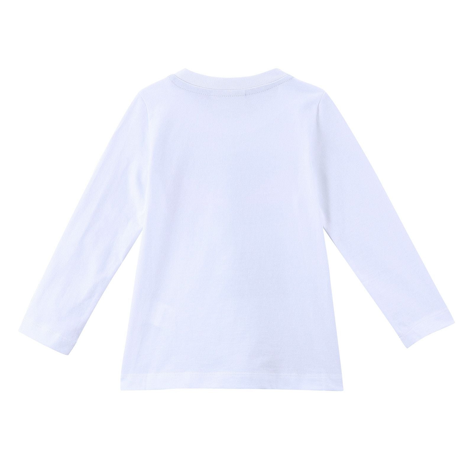 Girls White 'FF Monster' Printed Cotton T-Shirt - CÉMAROSE | Children's Fashion Store - 2