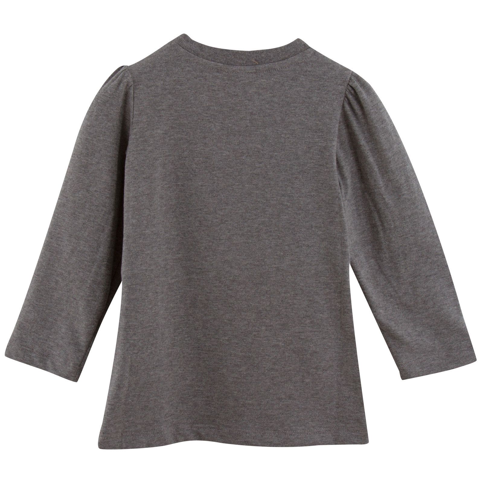 Baby Girls Grey Cotton Monster Printed T-Shirt - CÉMAROSE | Children's Fashion Store - 2