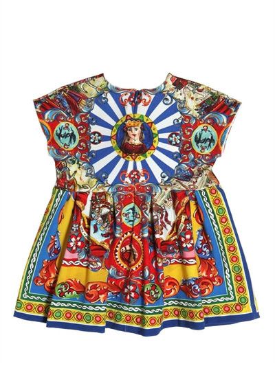 Baby Girls Multicolor Printed Sleeveless Dress - CÉMAROSE | Children's Fashion Store - 2