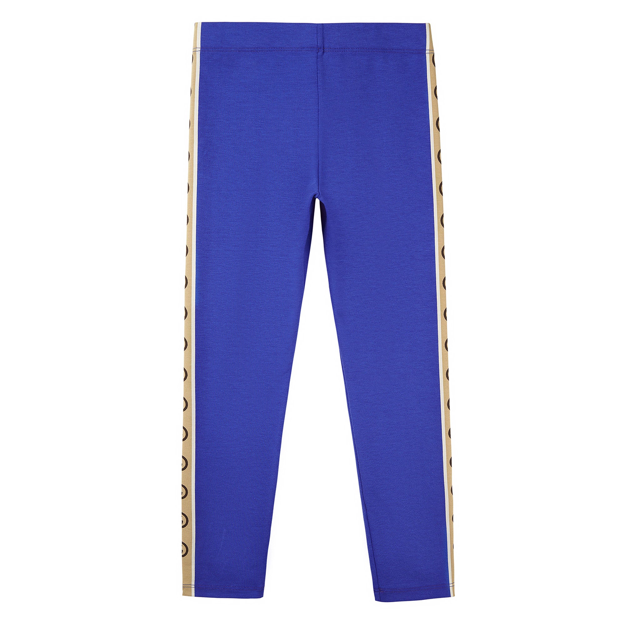 Girls Blue GG Cotton Leggings