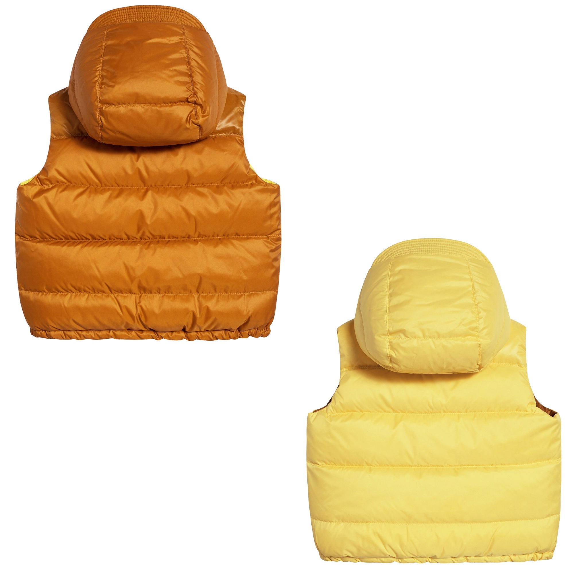 Girls Citrus Yellow Reversibie Vest