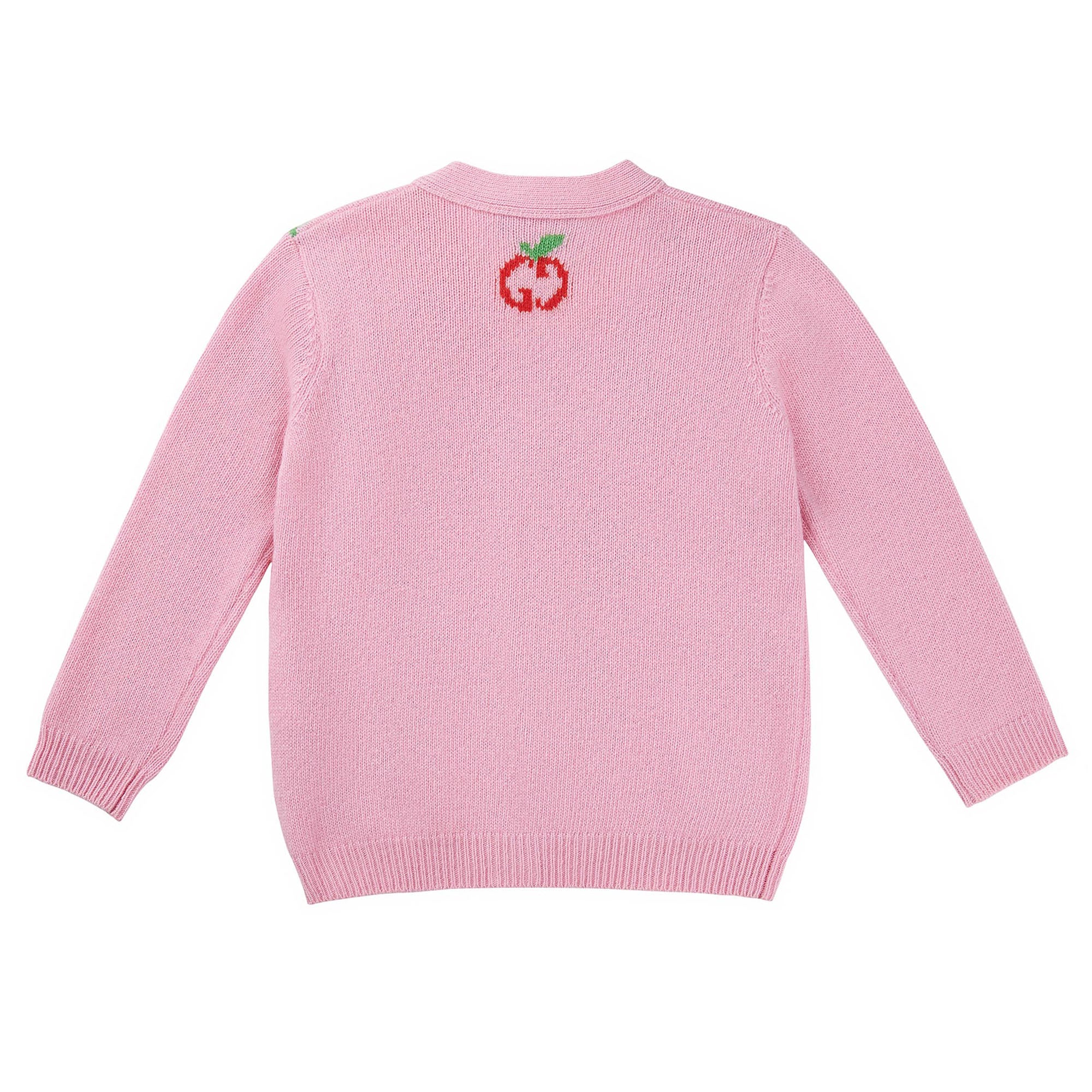 Baby Girls Pink Wool Cardigan