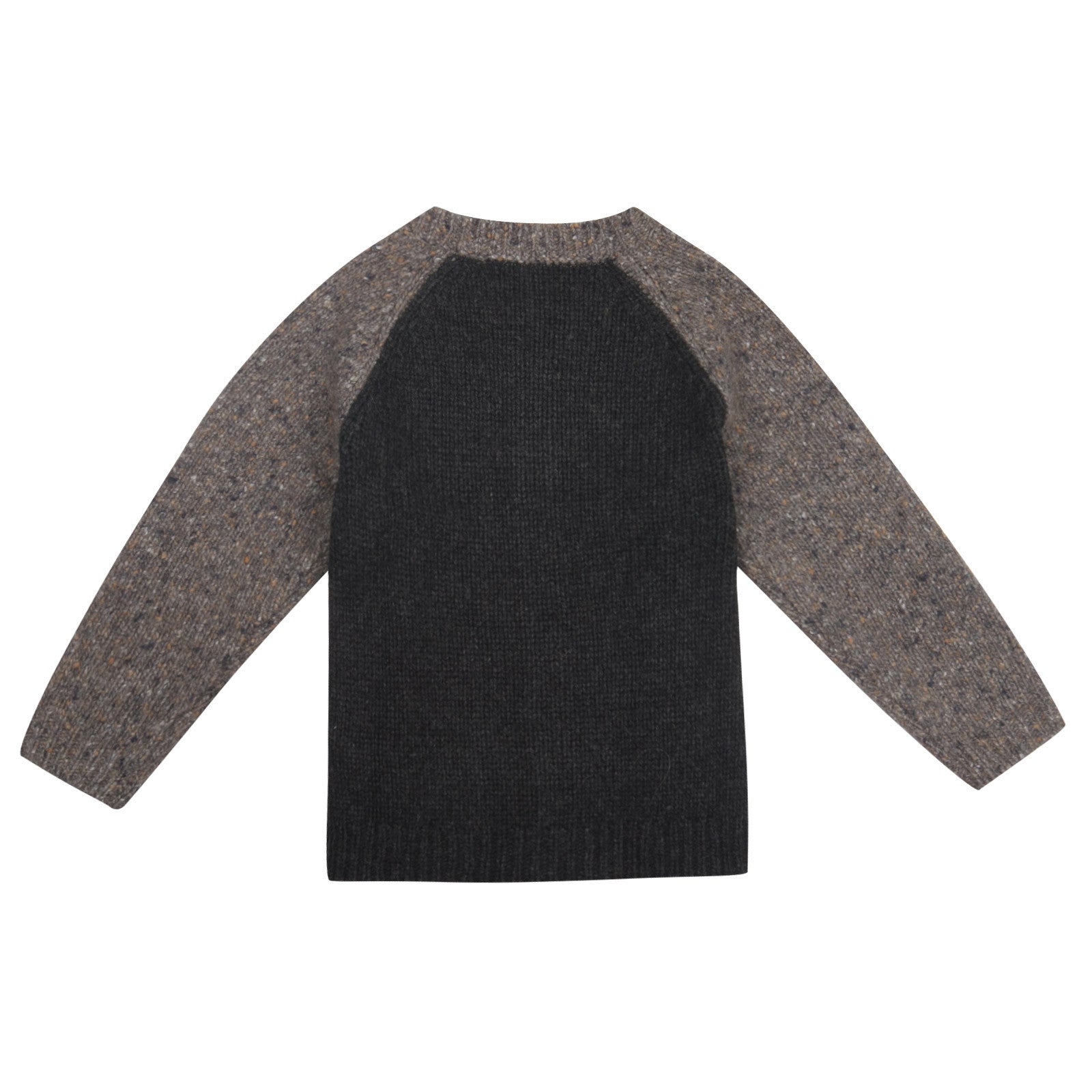 Baby Boys Grey Knitted Wool&Contton Cardigan - CÉMAROSE | Children's Fashion Store - 2