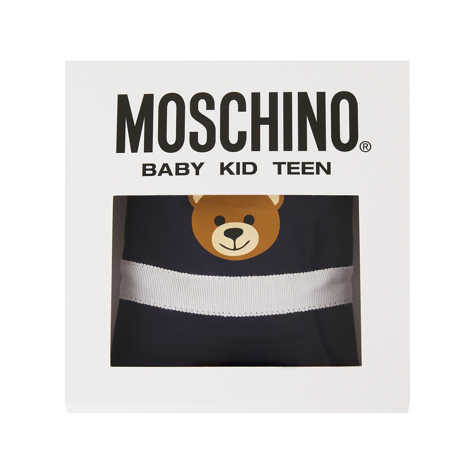 Baby Boys & Girls Navy Print Sun Hat