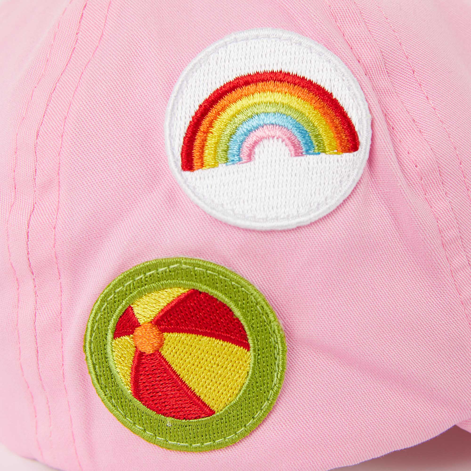 Boys & Girls Pink Logo Cap