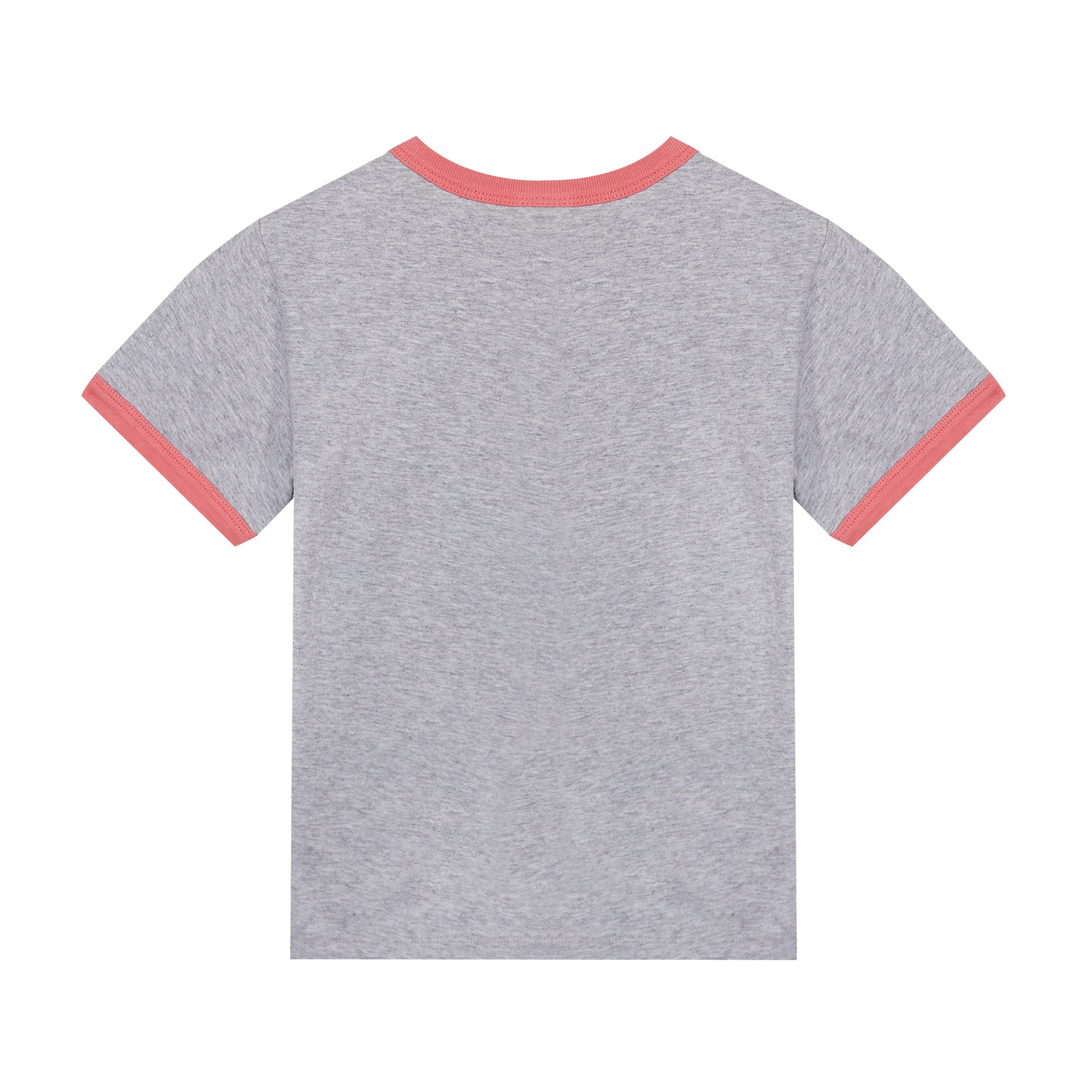 Girls Grey Logo Cotton T-Shirt