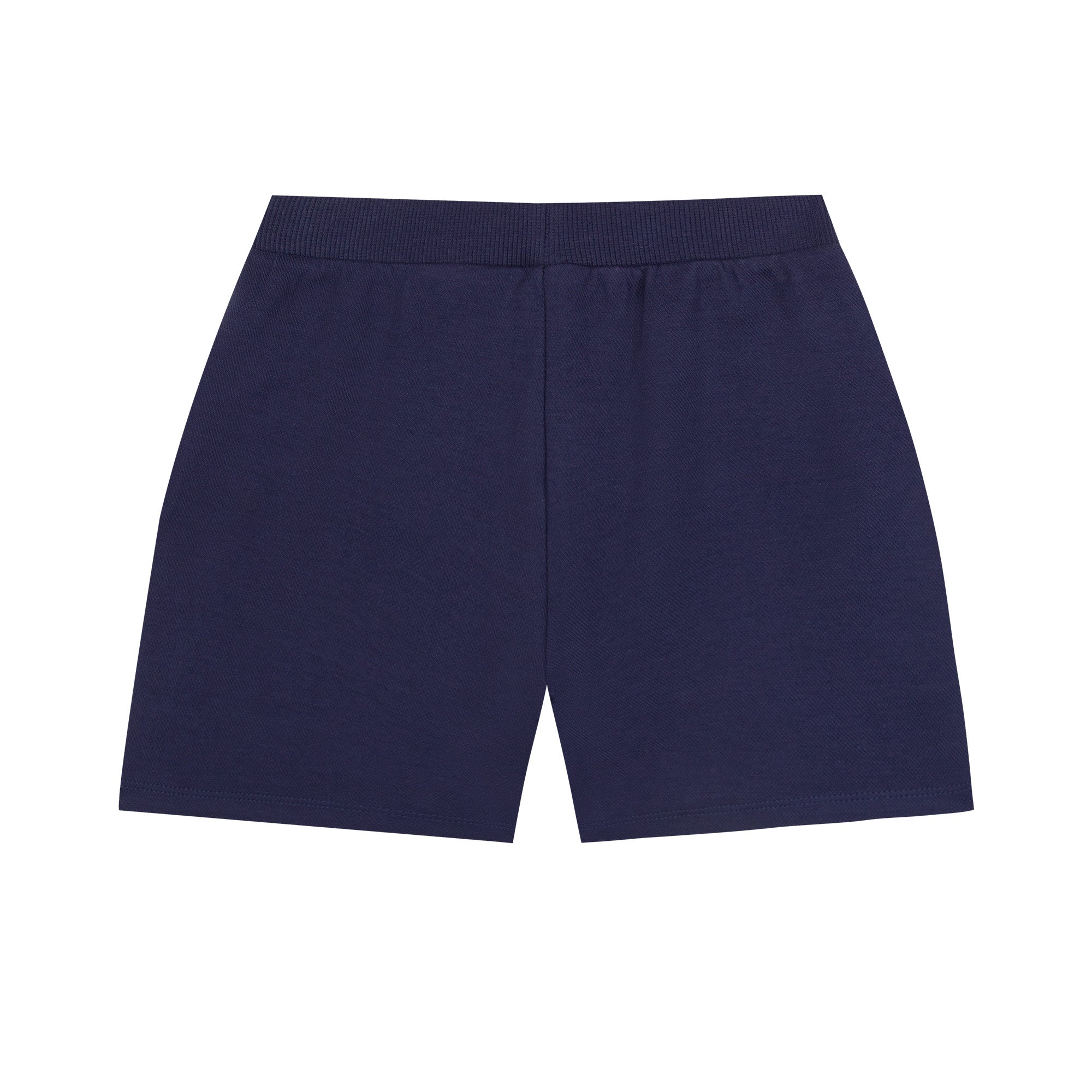 Baby Boys & Girls Navy Logo Cotton Shorts