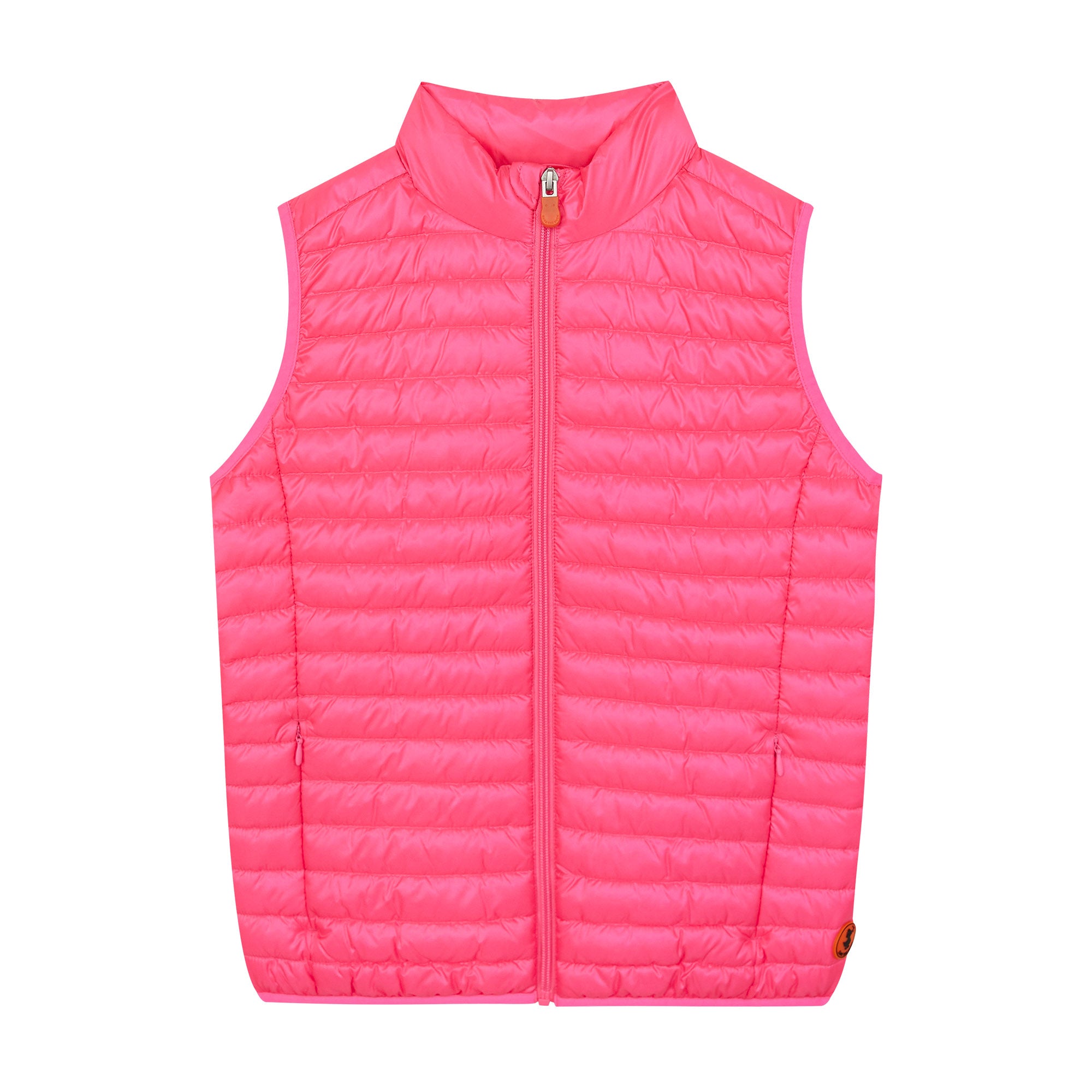 Boys & Girls Fluo Pink Padded Gilet