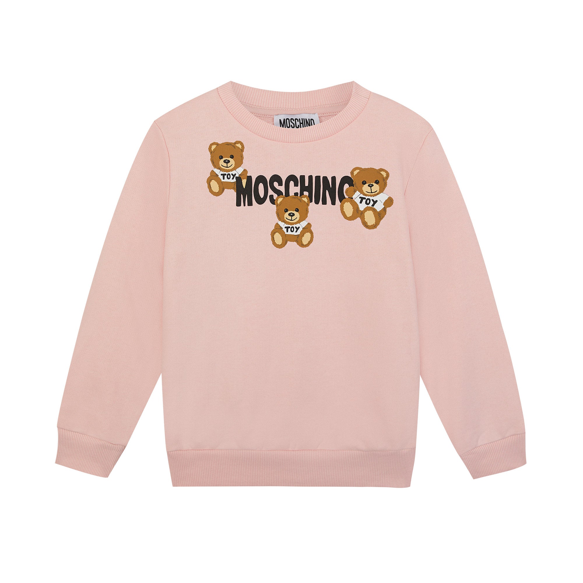 Girls Pink Logo Cotton Set