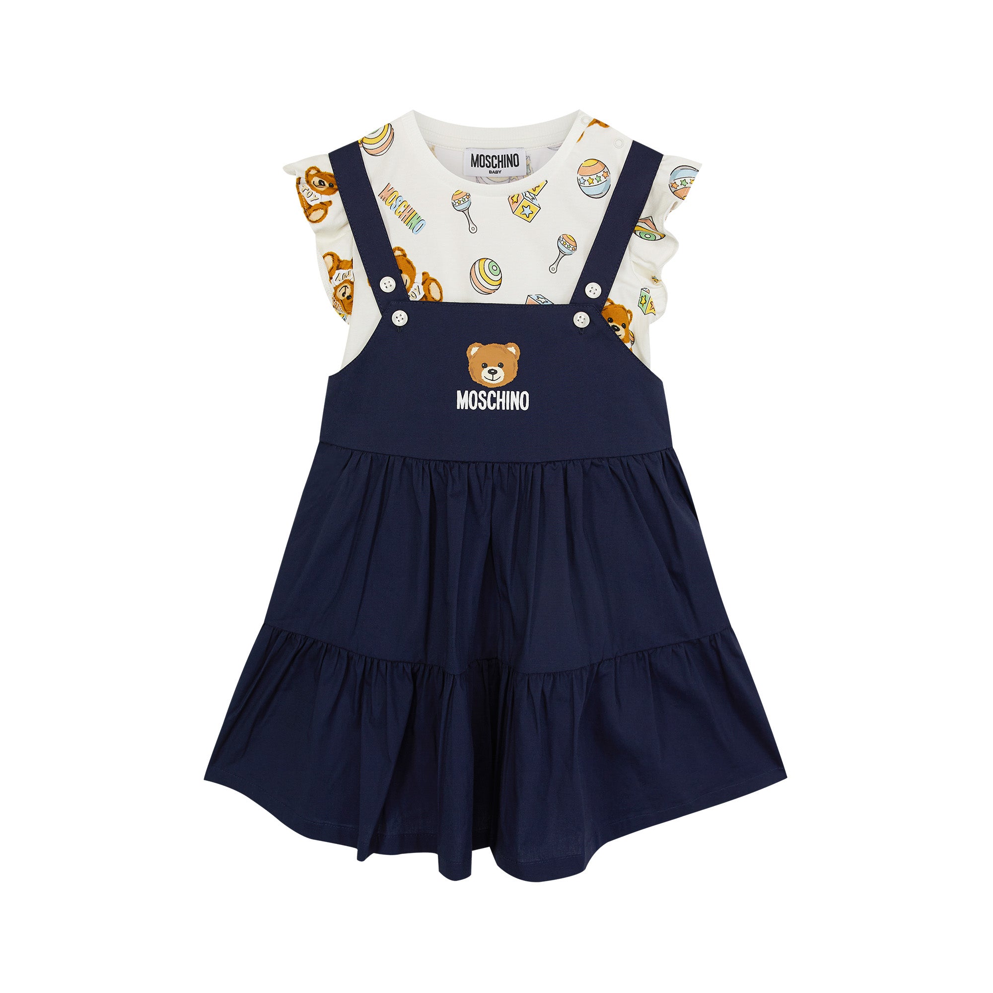 Baby Girls Navy Dress Set