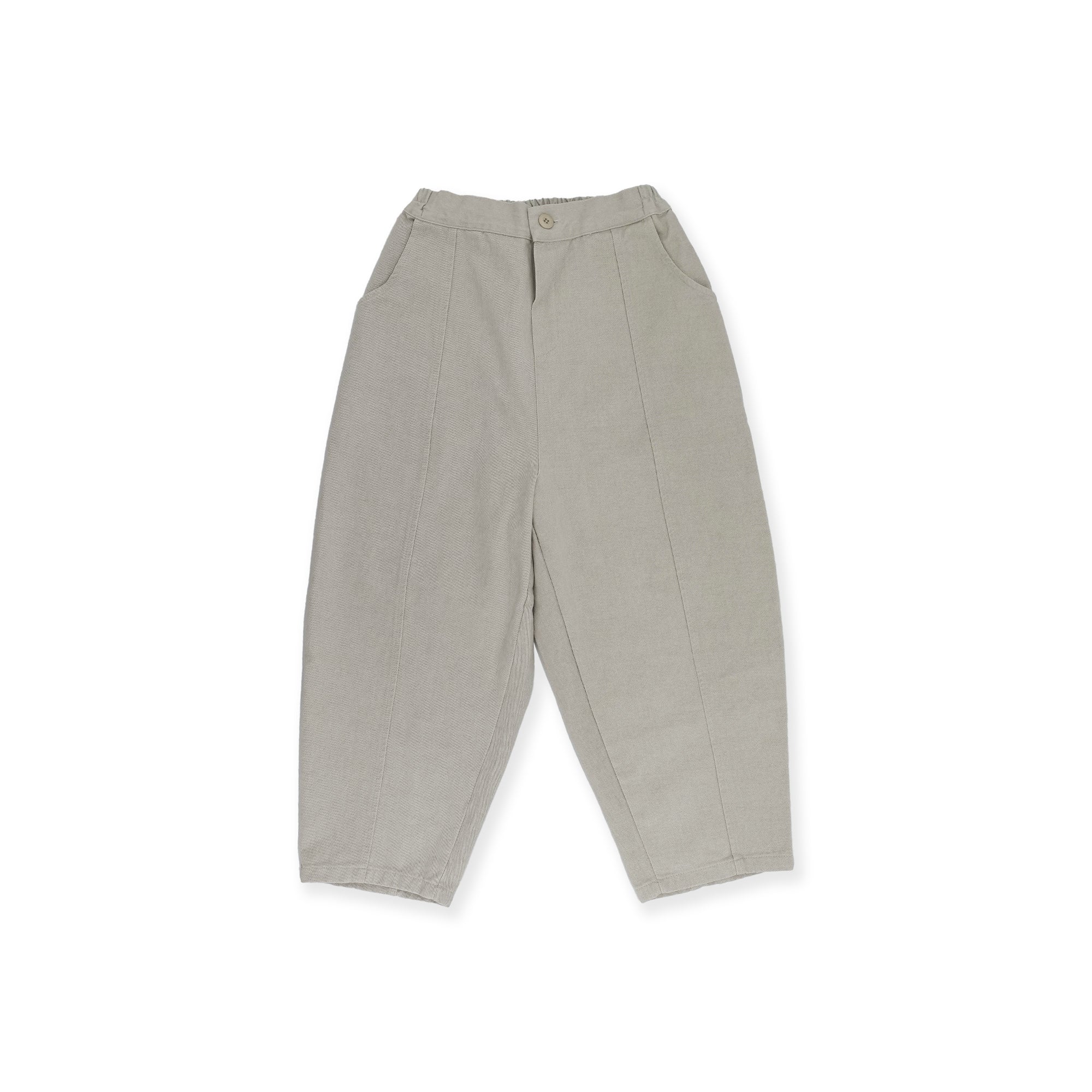 Boys & Girls Grey Cotton Trousers