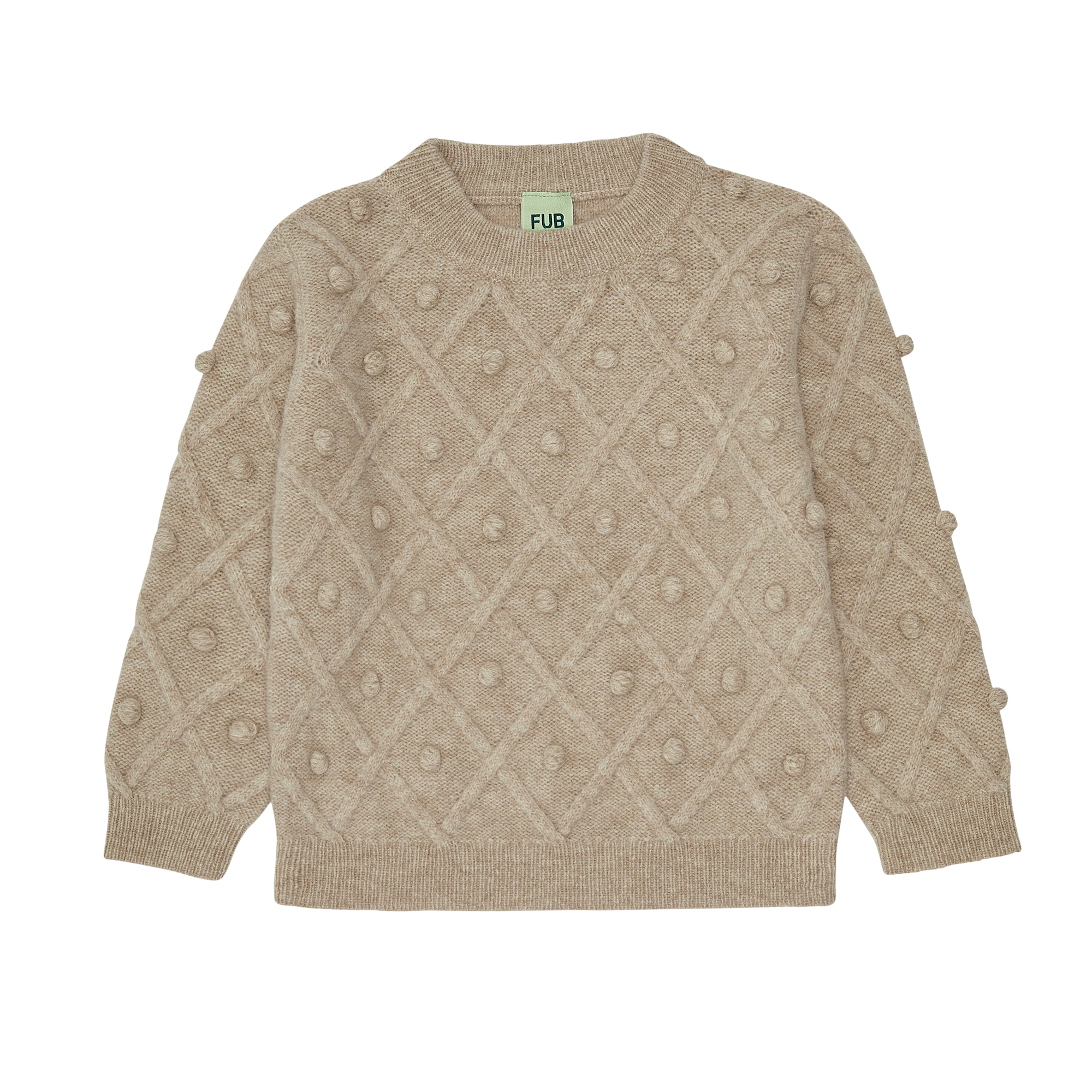 Boys & Girls Beige Wool Sweater