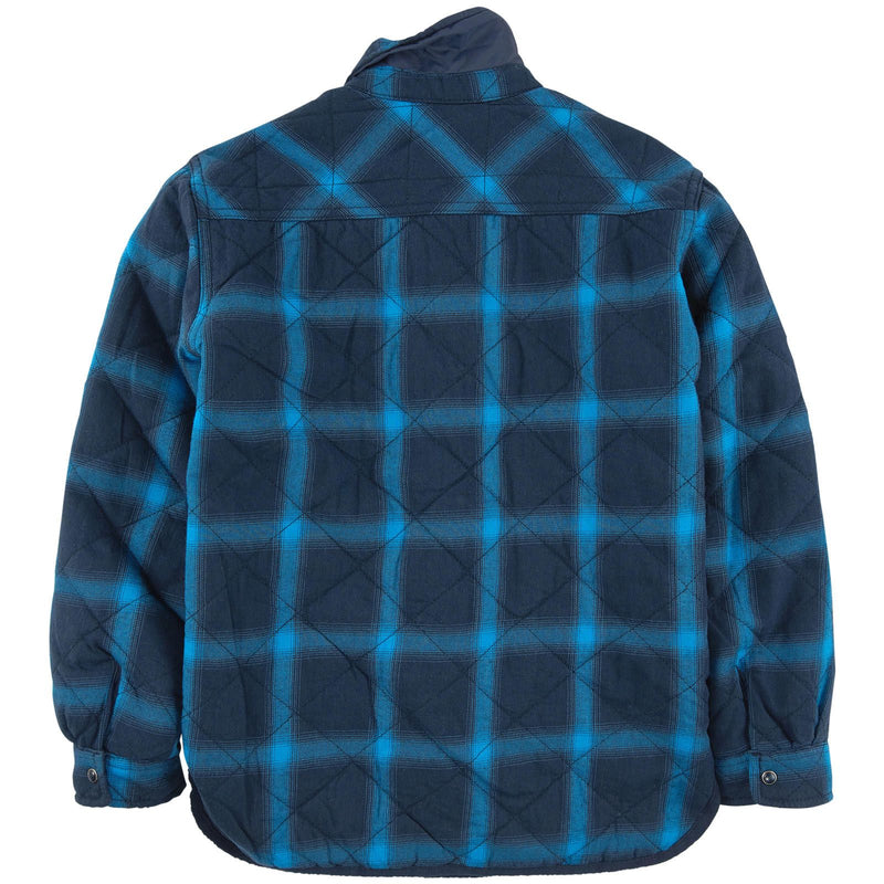 Hunter Boys Navy Blue Reversible Check Long Sleeve Cotton Shirt - CÉMAROSE | Children's Fashion Store - 3