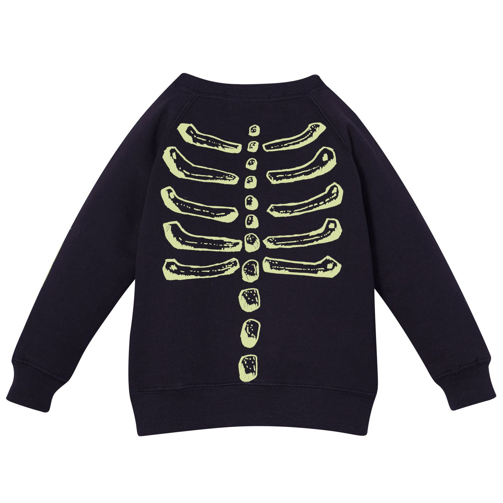 Billy Boys&Girls Black Glow-In-The Dark Skeleton Sweatshirt - CÉMAROSE | Children's Fashion Store - 2