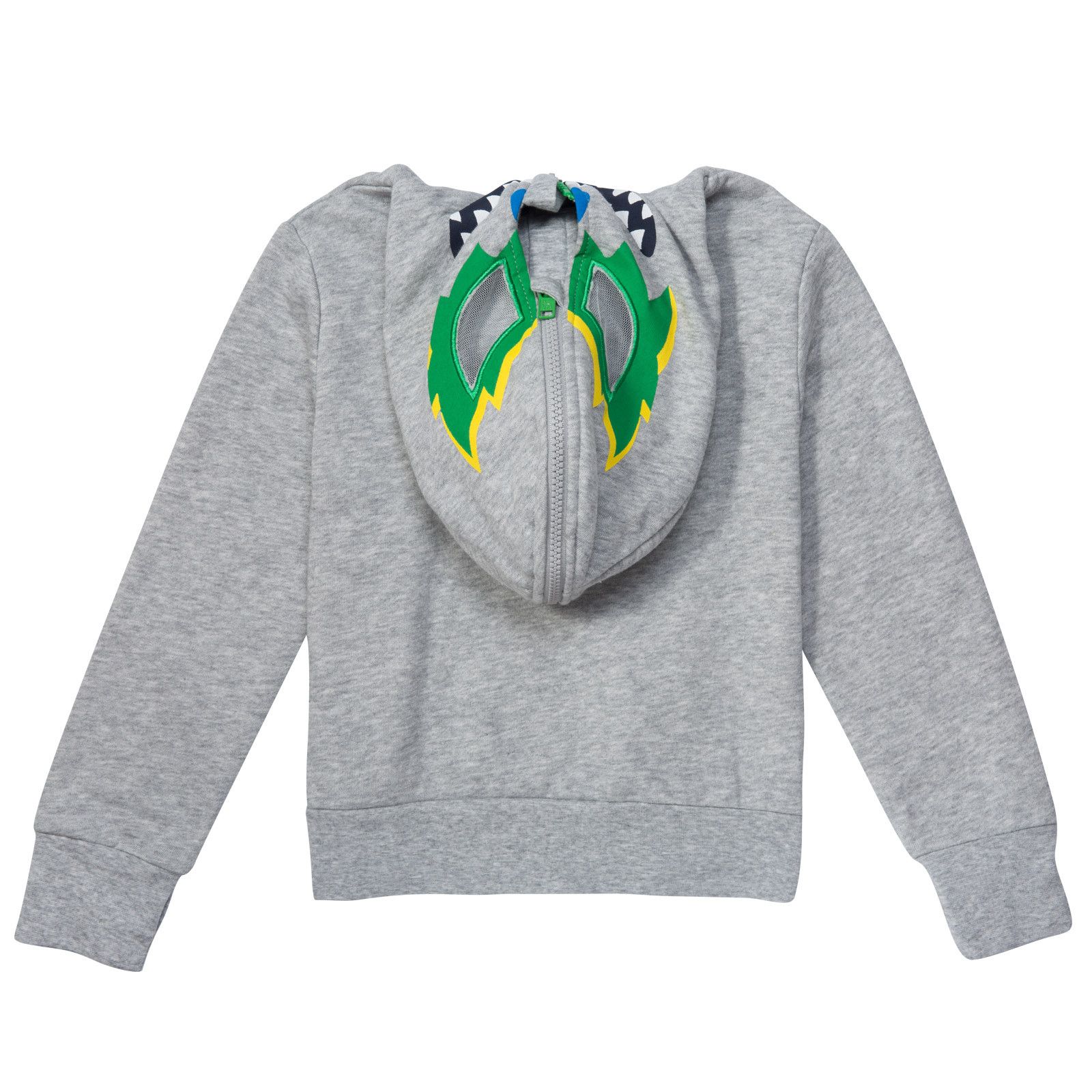Bandit Boys Grey Hooded Zip-Up Top With Monster Print - CÉMAROSE | Children's Fashion Store - 2