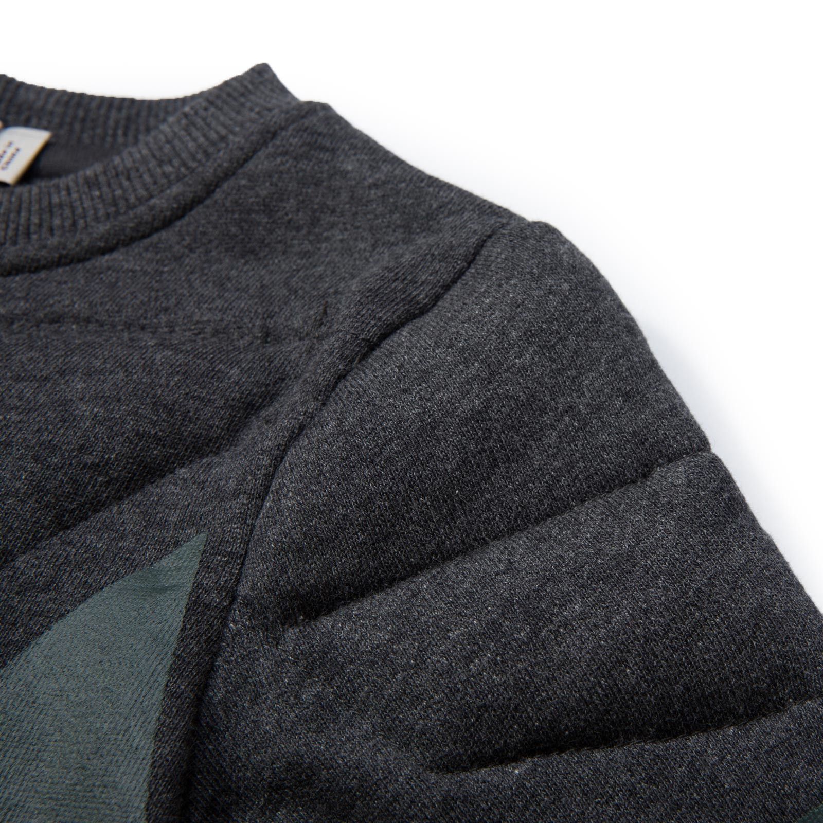 Rowbow Boys Dark Grey Fleece Sweatshirt - CÉMAROSE | Children's Fashion Store - 5