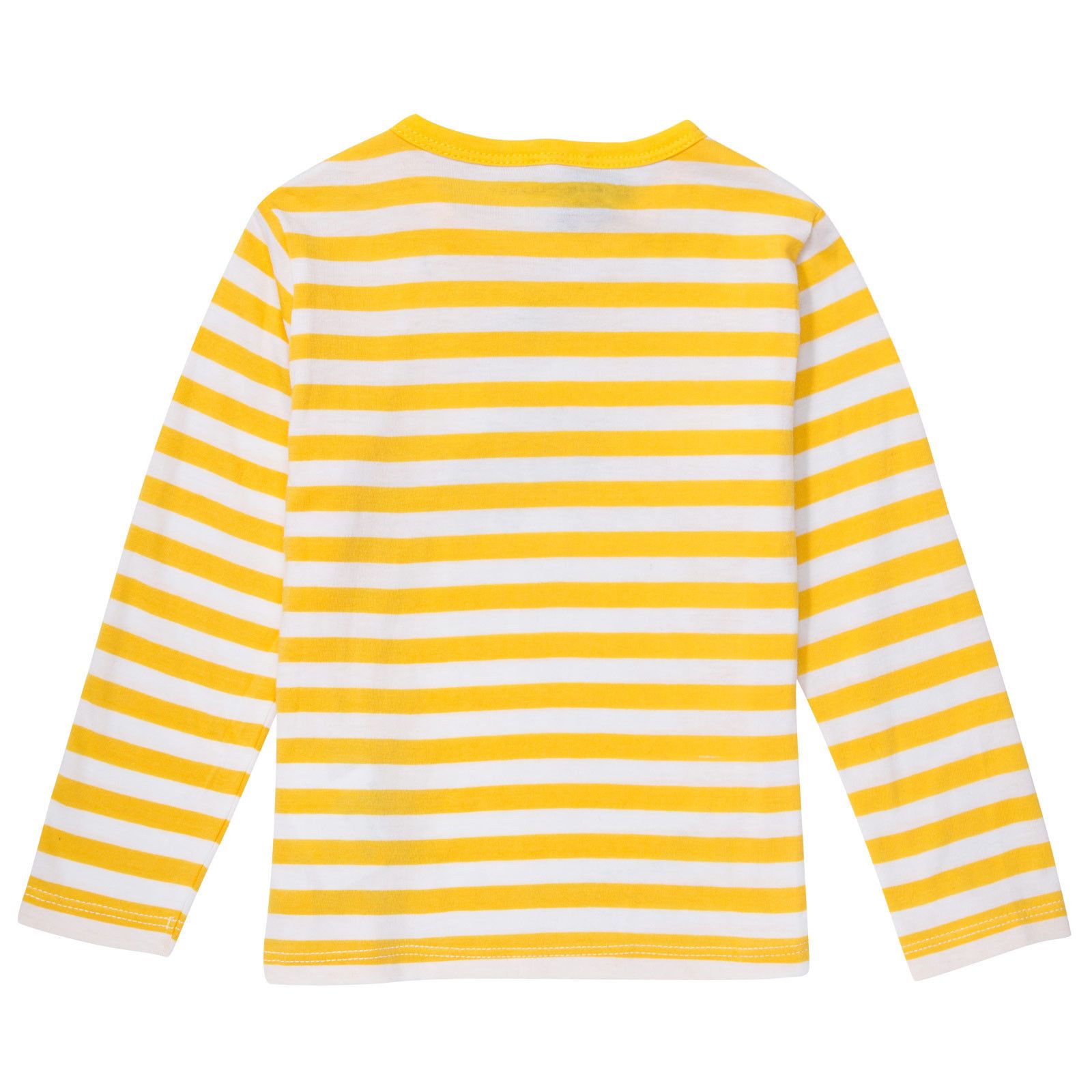 Georgie Baby Yellow Mix Striped Animal Logo T-Shirt - CÉMAROSE | Children's Fashion Store - 2