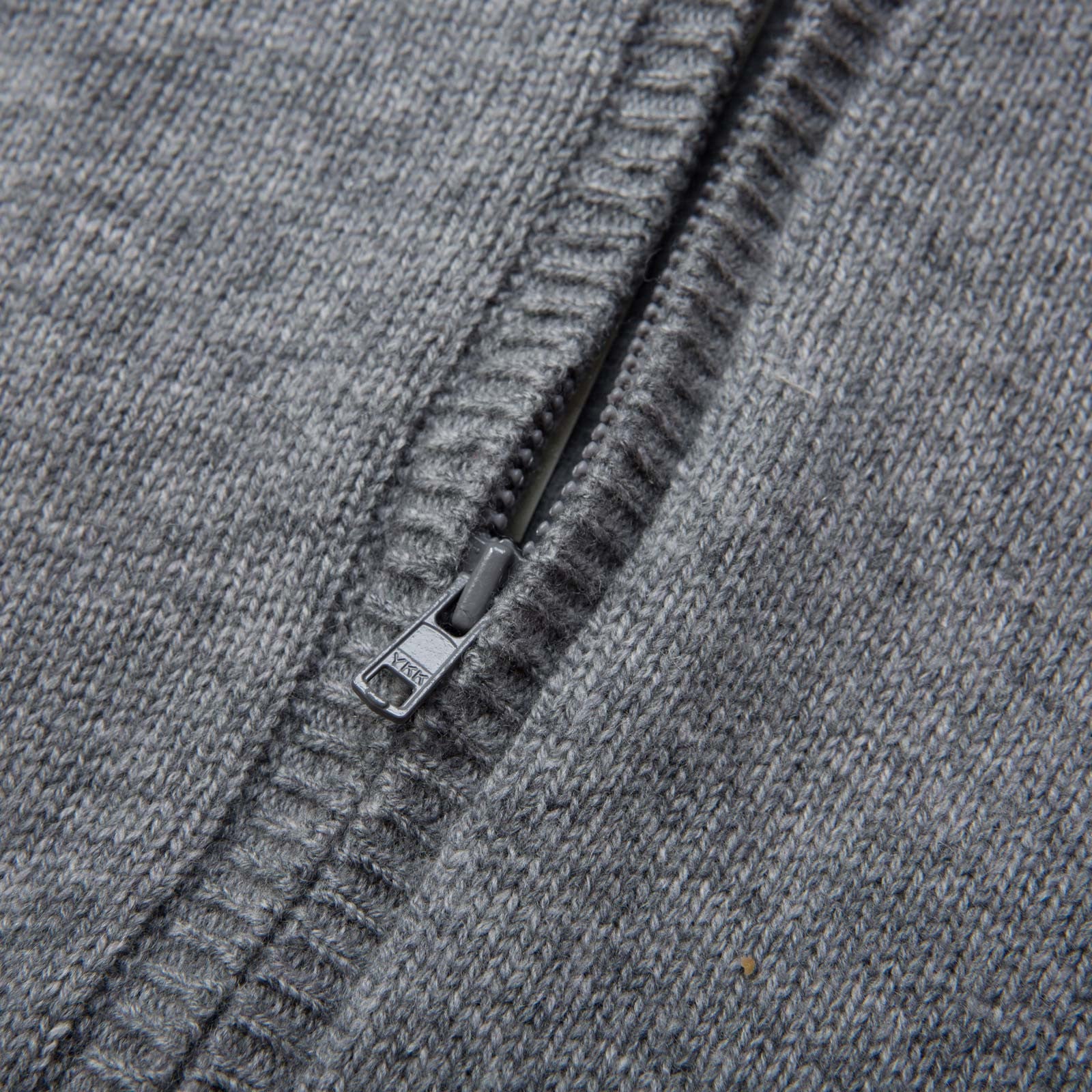 Acorn Baby Grey Wool&Cashmere Hooded Babysuit - CÉMAROSE | Children's Fashion Store - 4