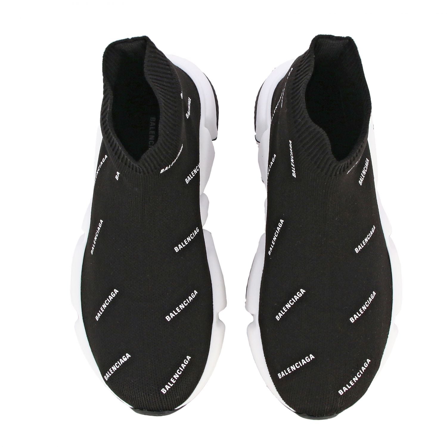 Boys & Girls Black Logo Sneakers