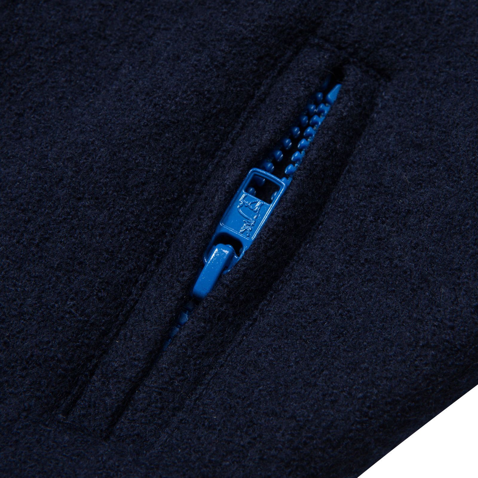 Renae  Girls Navy Blue Wool Coat With Two Zip Pocket - CÉMAROSE | Children's Fashion Store - 5
