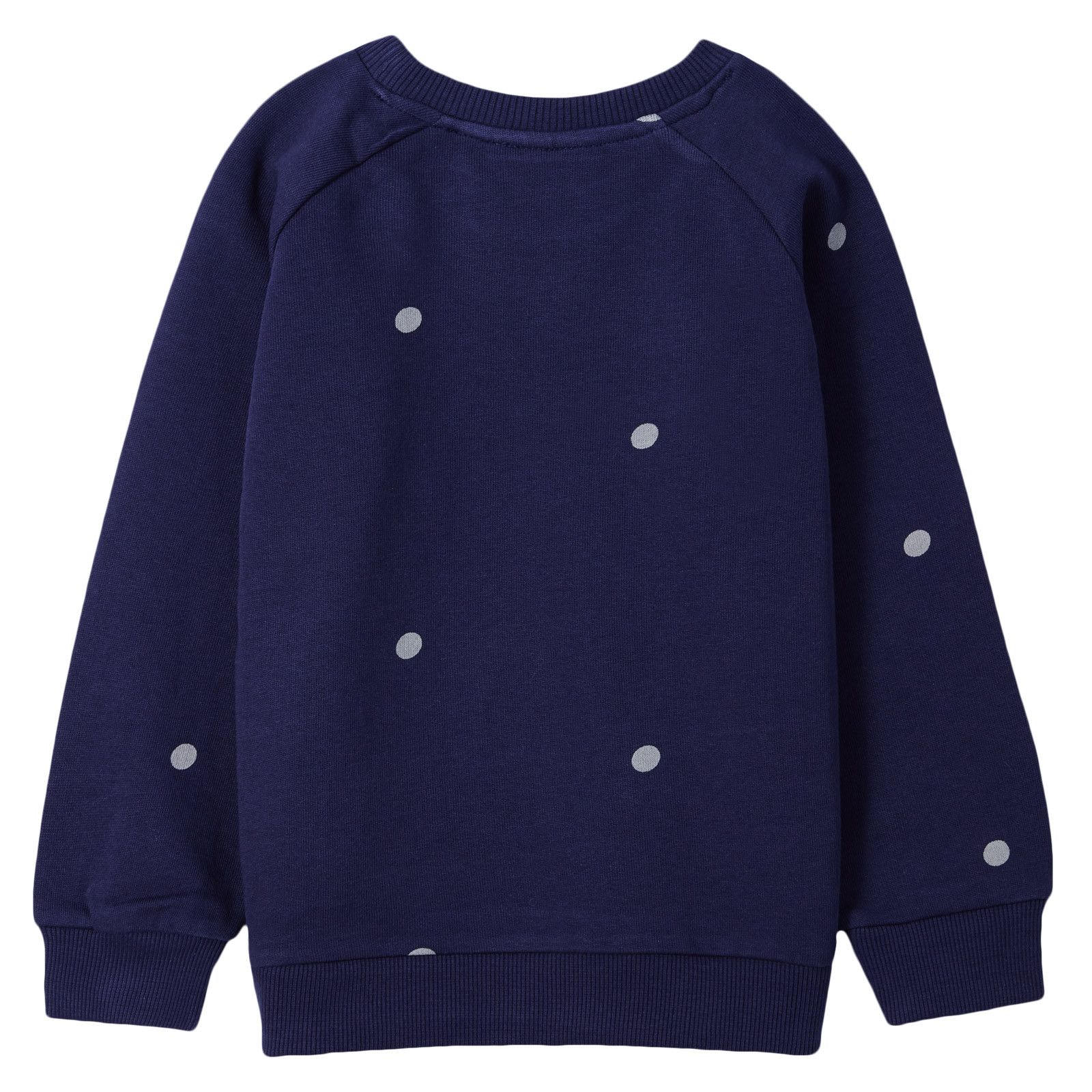 Boys&Girls Navy Blue Sweater With White Speck - CÉMAROSE | Children's Fashion Store - 2