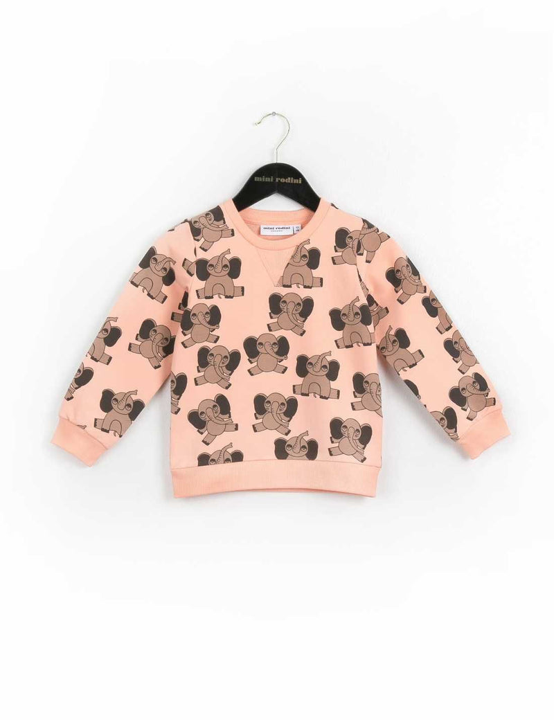 ELEPHANT AOP SWEATSHIRT PINK - CÉMAROSE | Children's Fashion Store