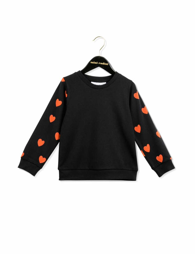 Love Sweatshirt Black - CÉMAROSE | Children's Fashion Store