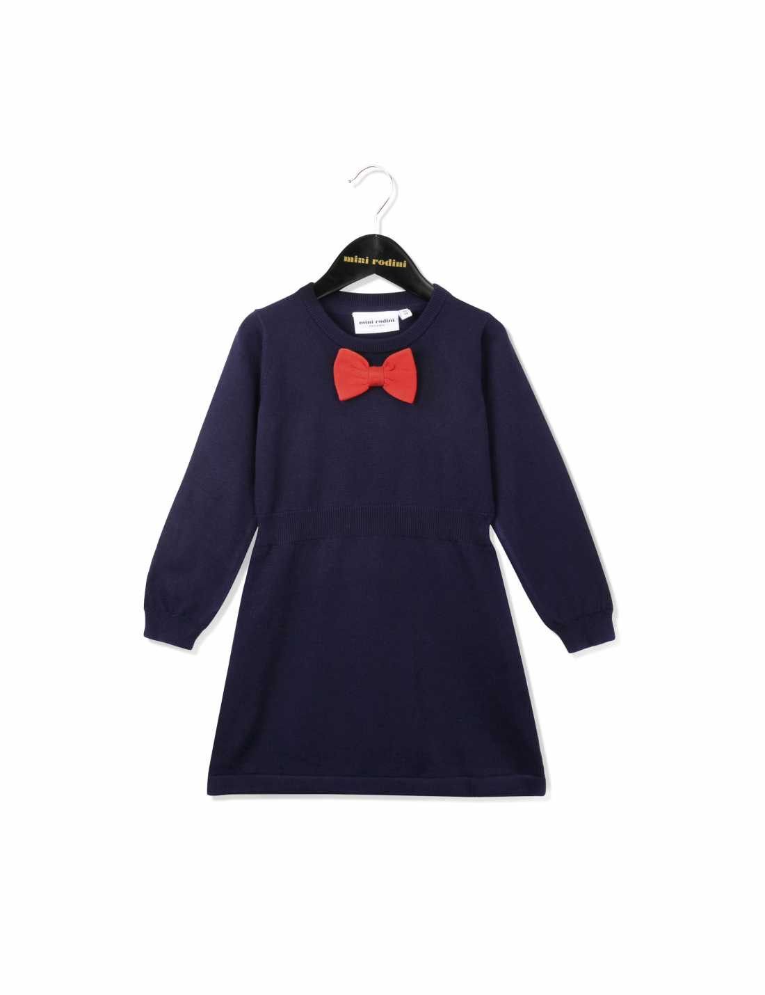 Baby Girls Knitted Dress Dk Blue - CÉMAROSE | Children's Fashion Store