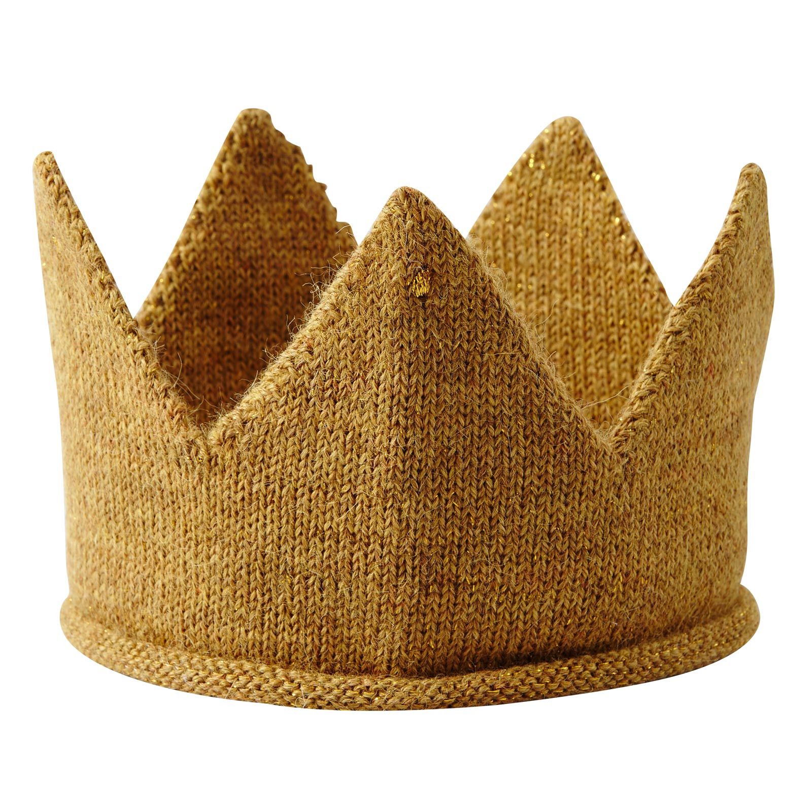 Baby Brown Wool Knitted Crown - CÉMAROSE | Children's Fashion Store