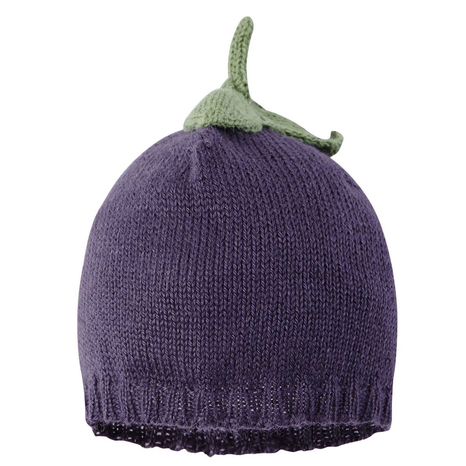 Baby Black Alpaca Wool Knitted Radish Trims Hat - CÉMAROSE | Children's Fashion Store - 1