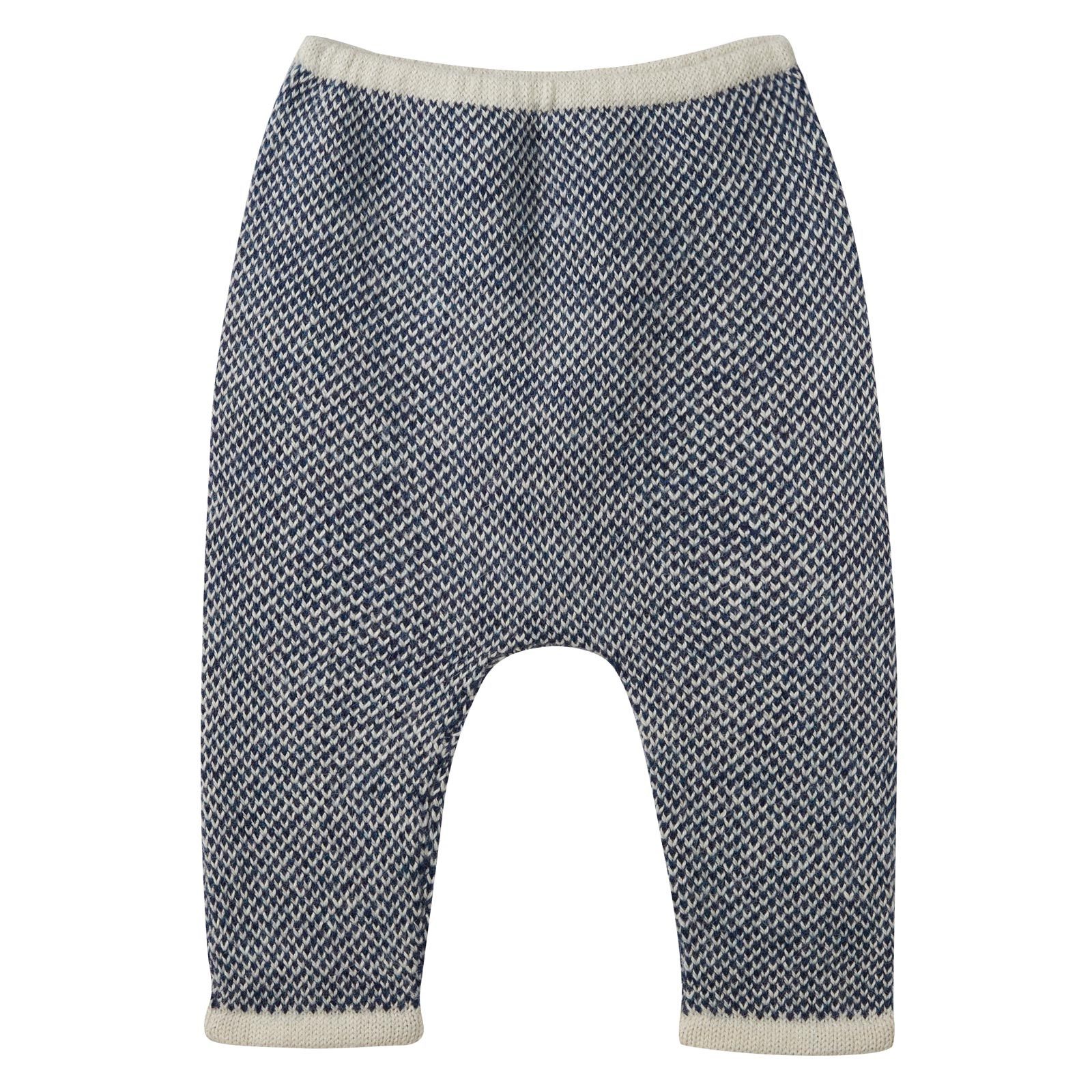 Baby Blue Alpaga Wool Hammer Trousers - CÉMAROSE | Children's Fashion Store - 1