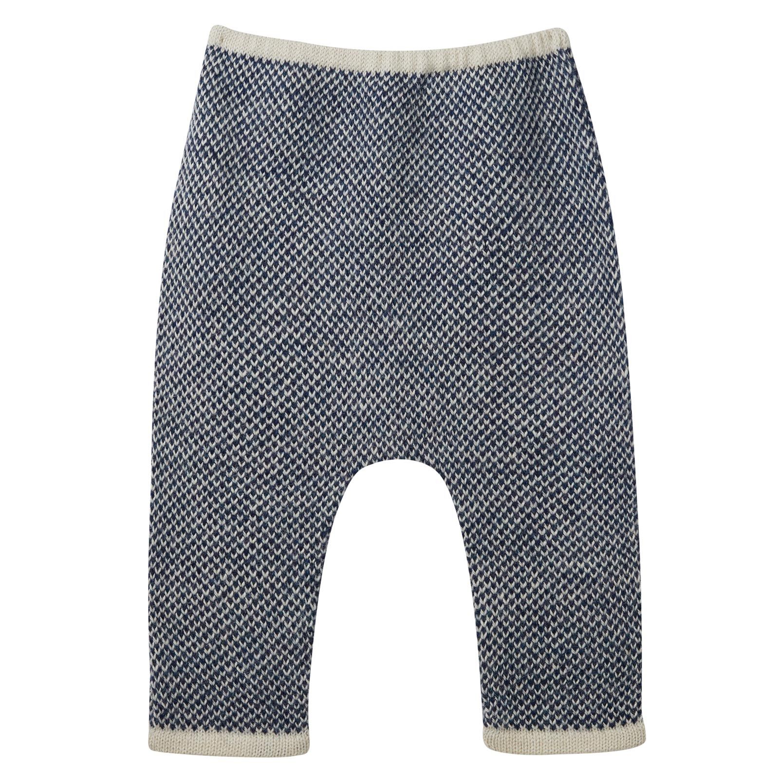 Baby Blue Alpaga Wool Hammer Trousers - CÉMAROSE | Children's Fashion Store - 2