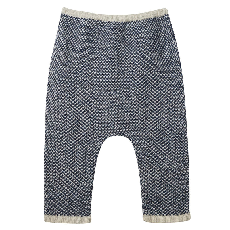 Baby Blue Alpaga Wool Hammer Trousers - CÉMAROSE | Children's Fashion Store - 2
