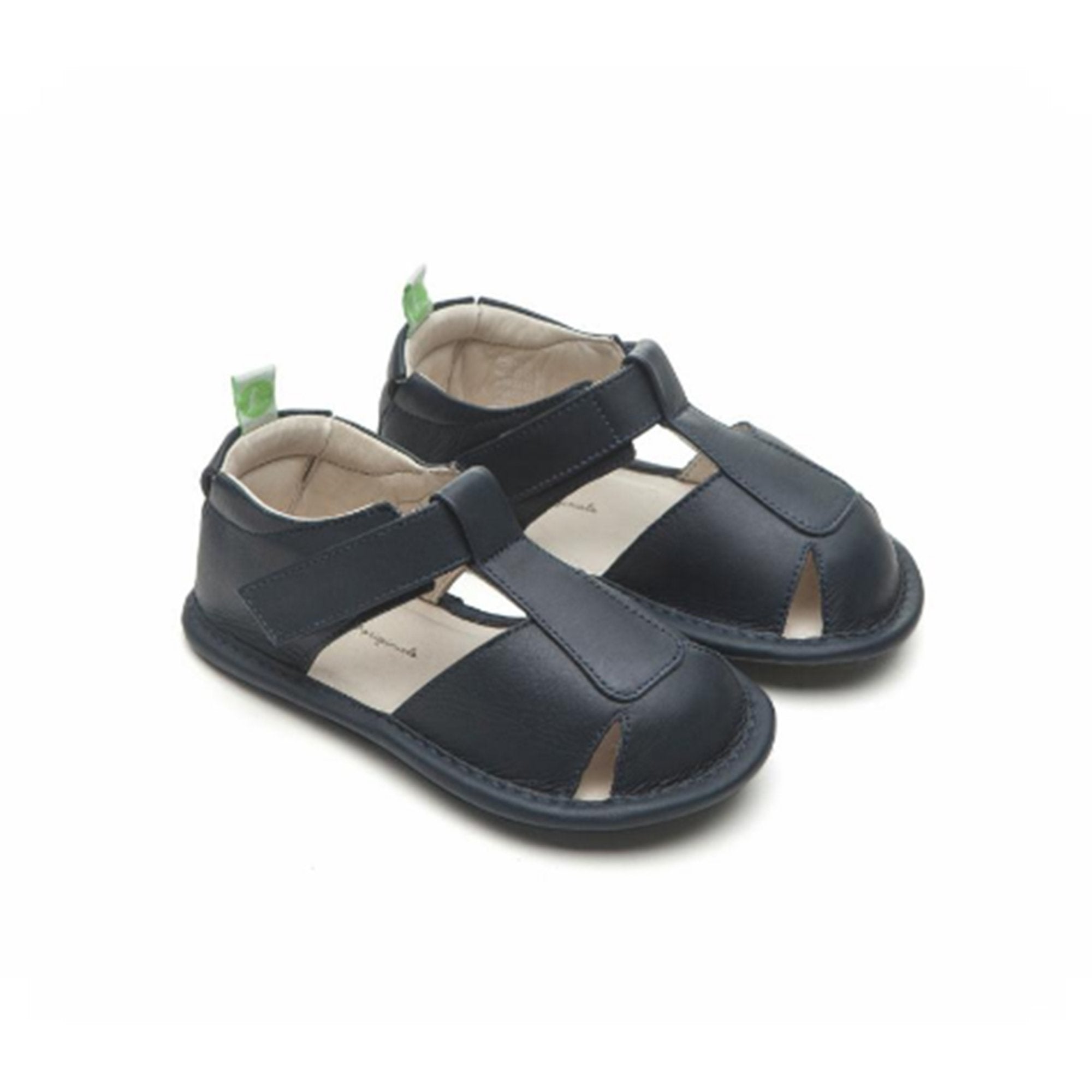 Baby Boys Navy Leather Sandal