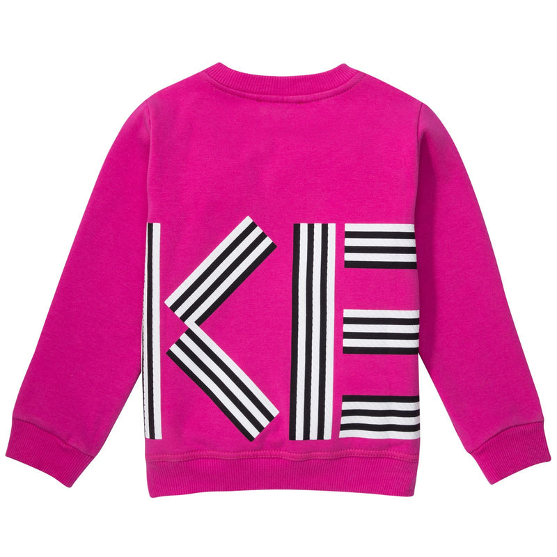 Baby&Girls Red Printed Logo Sweatshirt - CÉMAROSE | Children's Fashion Store - 2