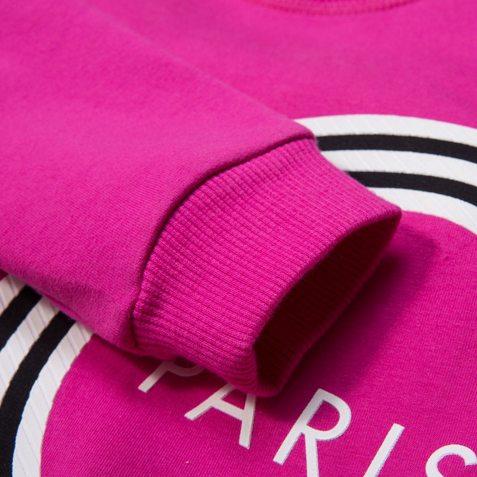 Baby&Girls Red Printed Logo Sweatshirt - CÉMAROSE | Children's Fashion Store - 3