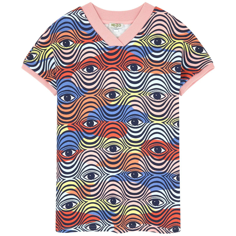 Girls Multicoloris Cotton Dress