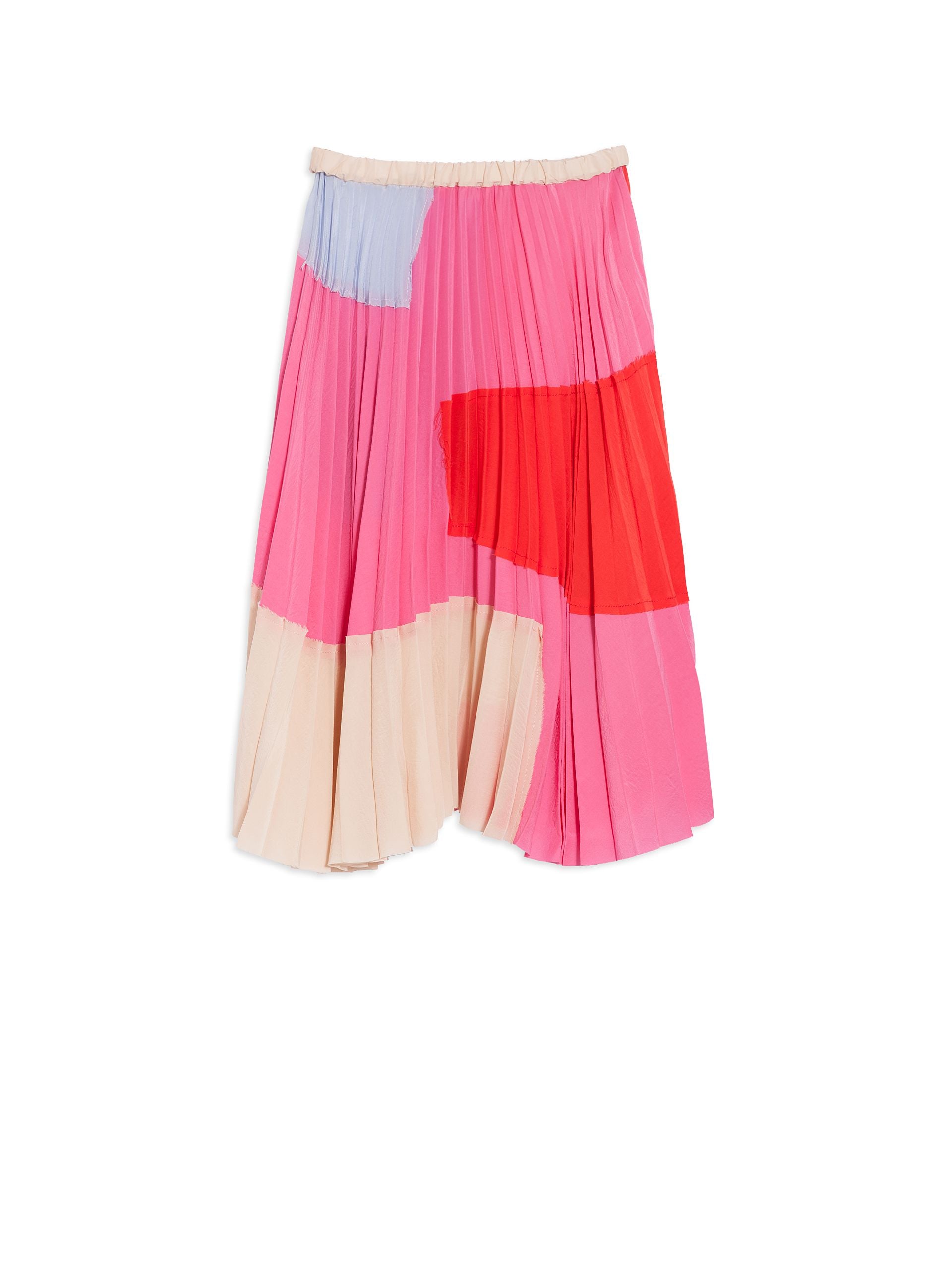 Girls Pink Pleated Skirt