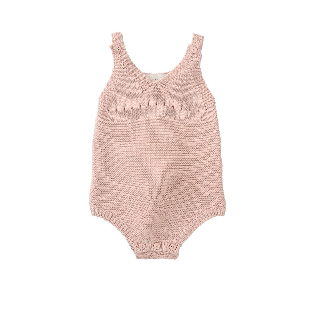 Baby Pink Bunny Trims Bodysuit - CÉMAROSE | Children's Fashion Store - 1