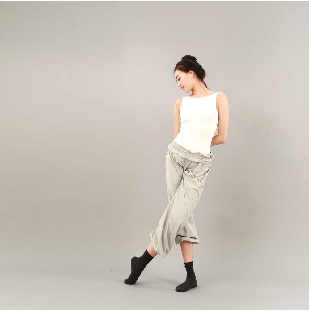 Girls Light Grey Ballet Warm Up Trousers