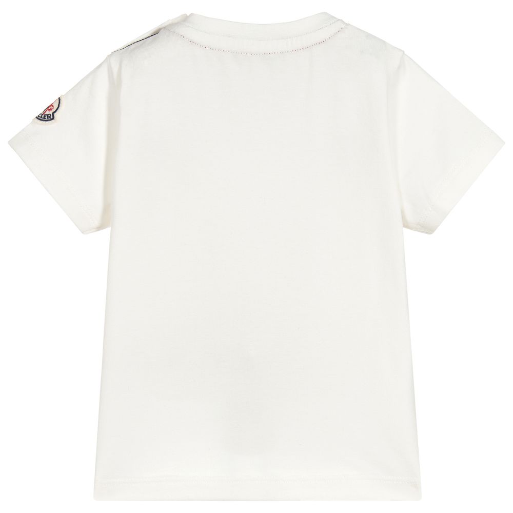 Baby Boys White Logo T-shirt