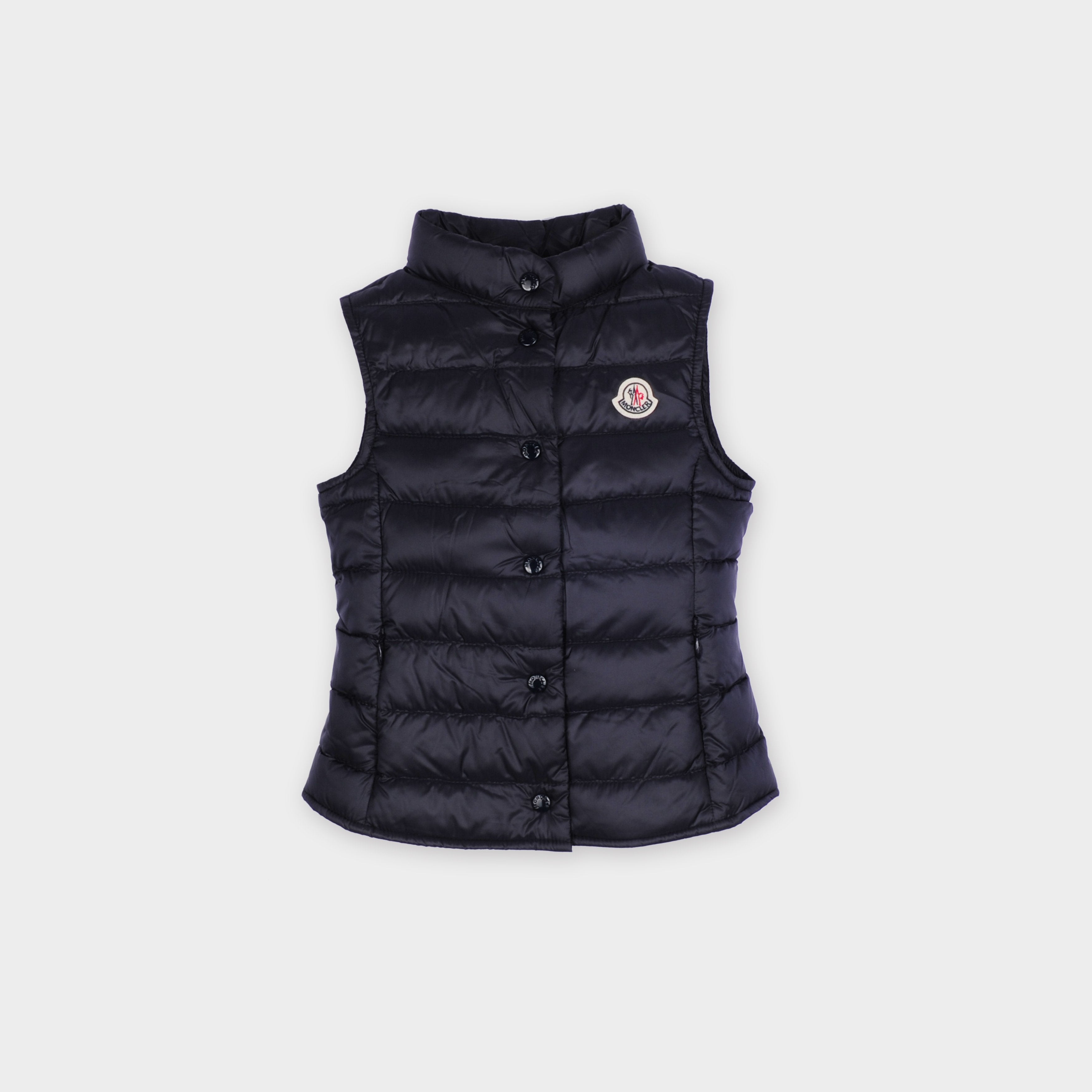 Girls Black 'LIANE' Padded Down Vest