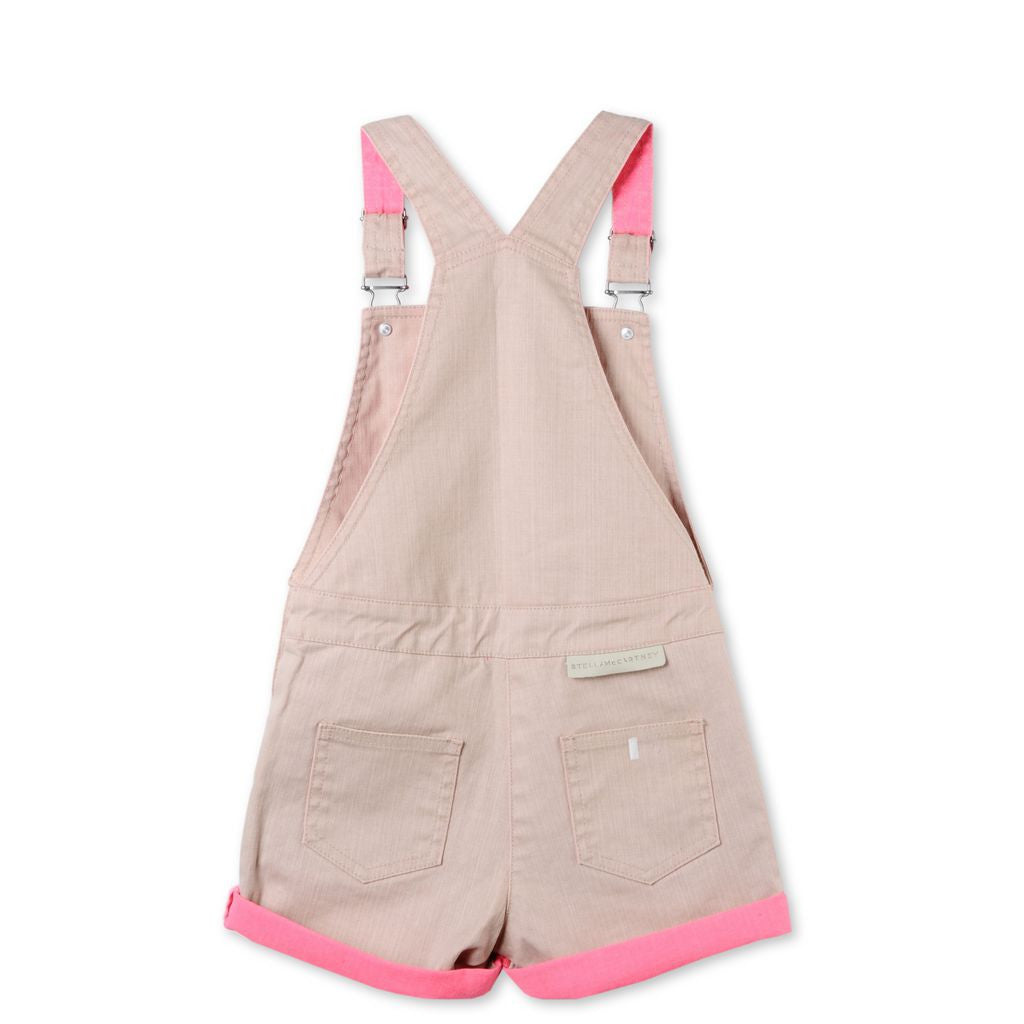 Girls Pink Charity Dungarees - CÉMAROSE | Children's Fashion Store - 2