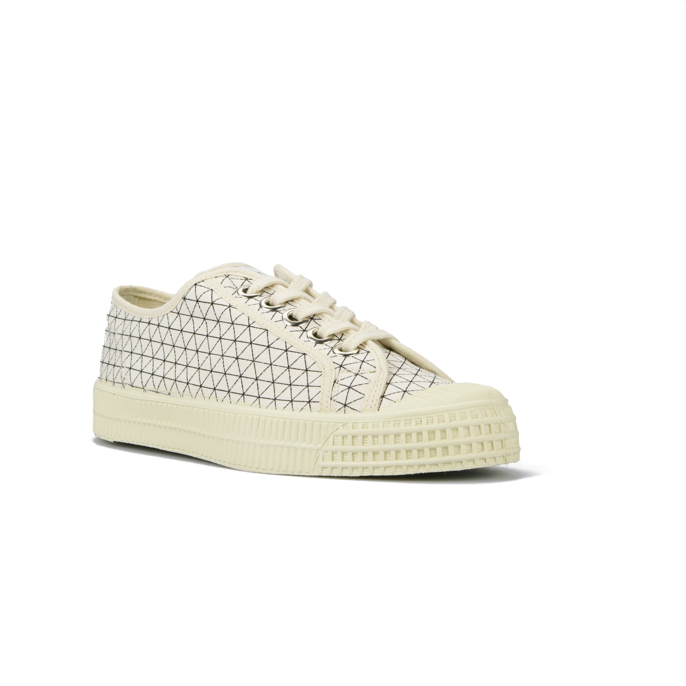Girls White Triangle Shoes