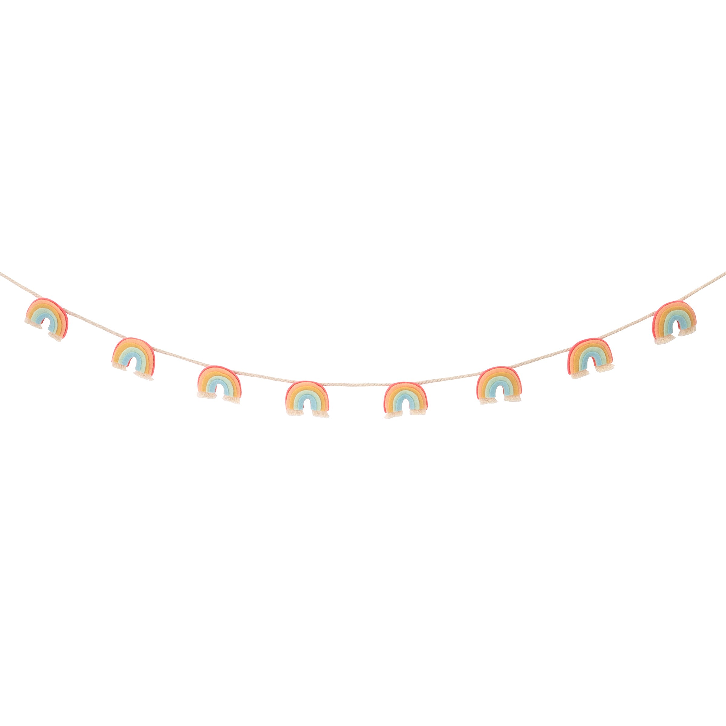 Felt Rainbow Garland