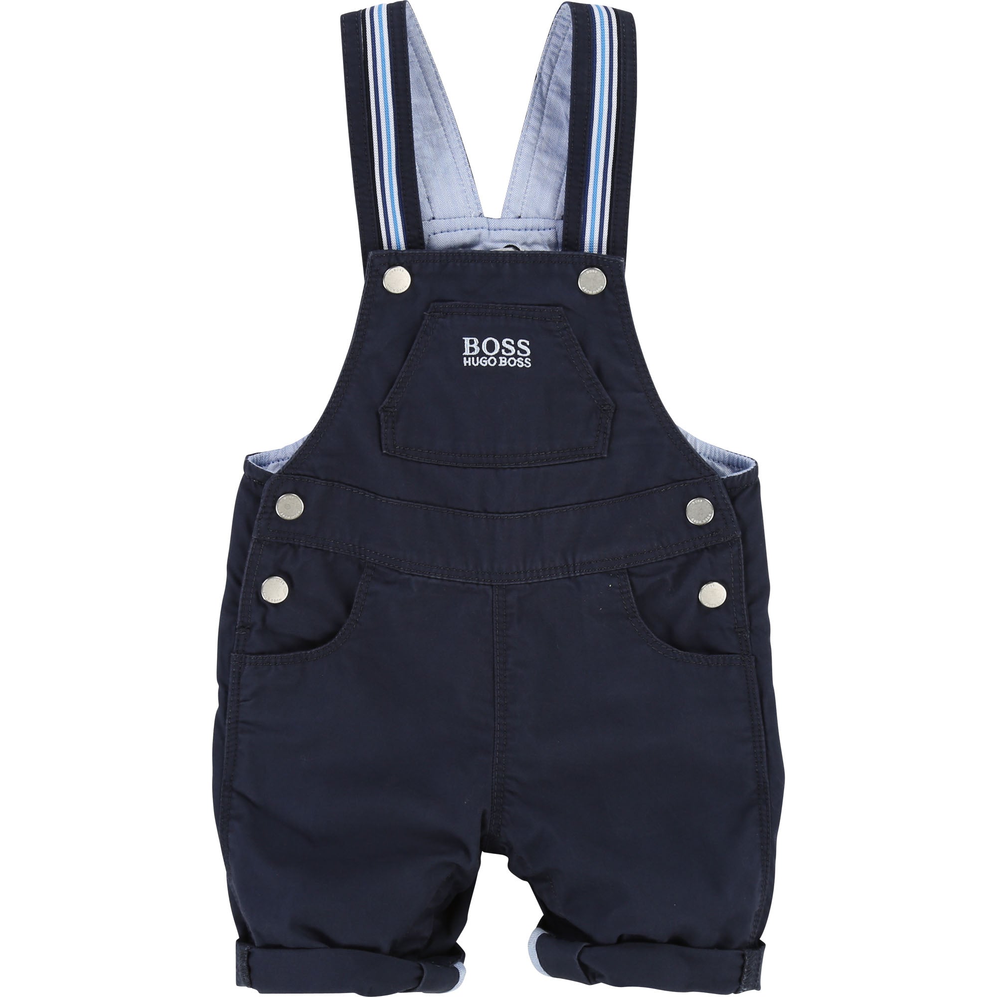 Baby Boys Navy Dungarees