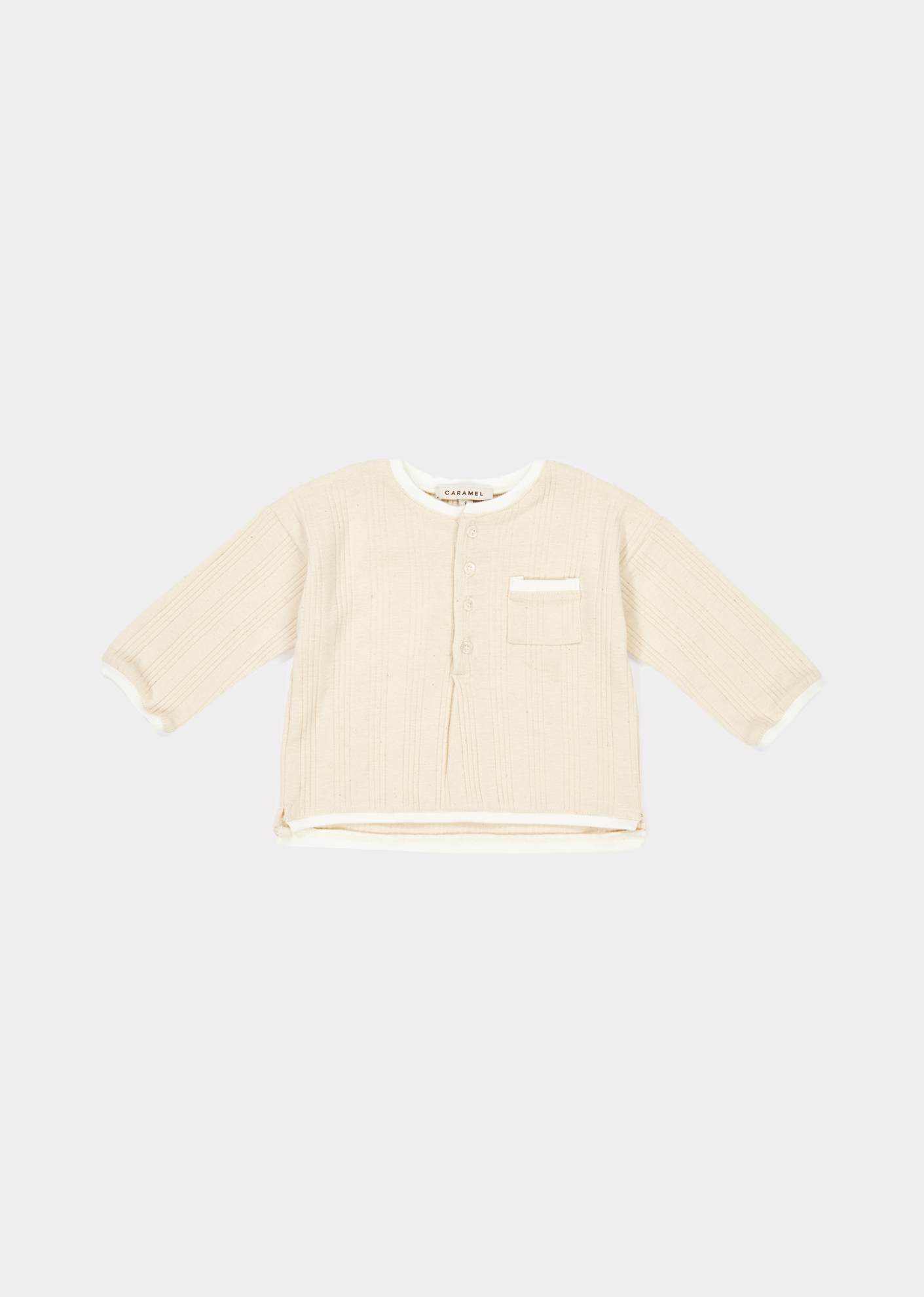 Baby Girls Cream Cotton Shirt