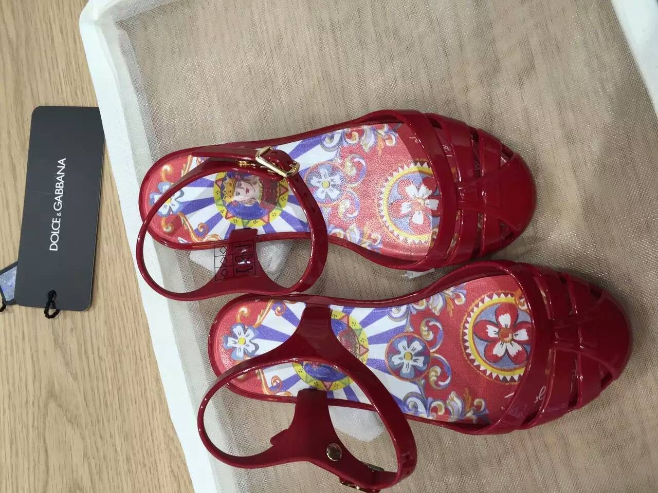 Girls Red Beachwear Sandal With Strap - CÉMAROSE | Children's Fashion Store