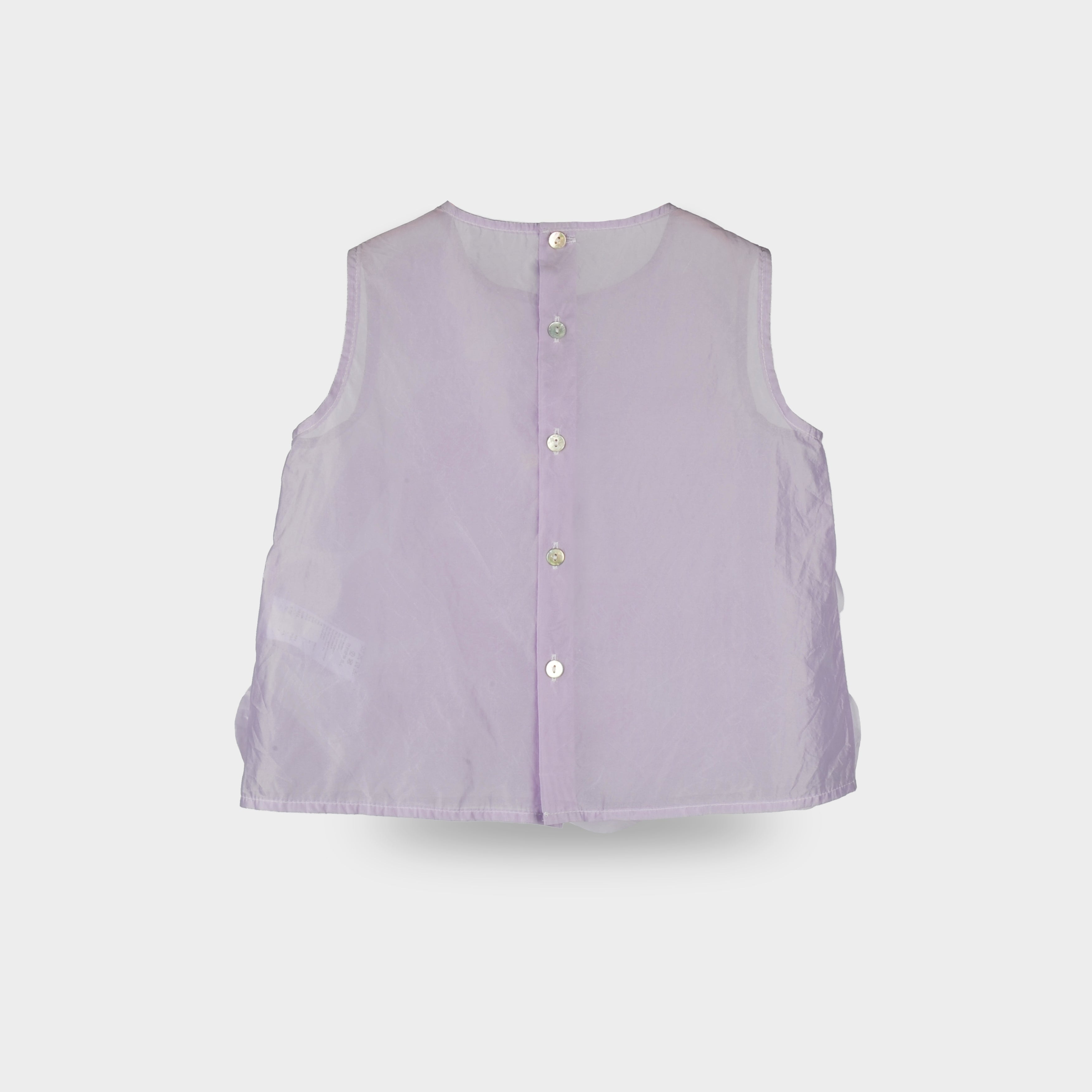 Girls Passion Flower Lilac Shirt