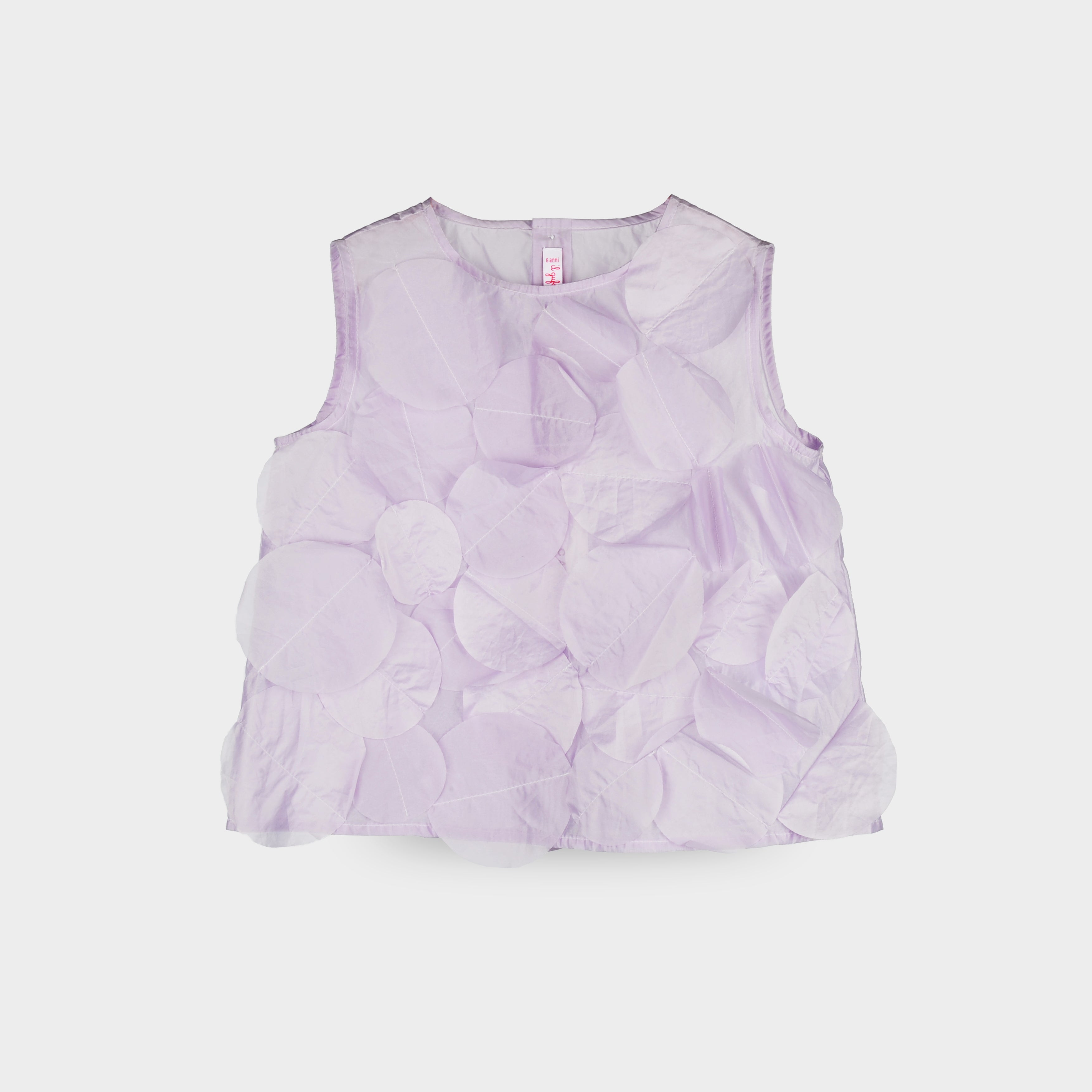 Girls Passion Flower Lilac Shirt